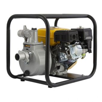 Мотопомпа бензиновая для чистой воды PX-50, 7 л.с., 2", 600 л/мин, глуб 8 м,напор 30 м// Denzel