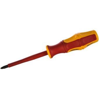 Отвертка диэлектрическая "ПРОФИ" PZ/FL2х100 КВТ 79779