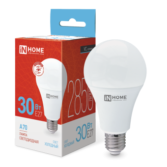 Лампа светодиодная LED-A70-VC 30Вт 230В Е27 6500К 2700Лм IN HOME