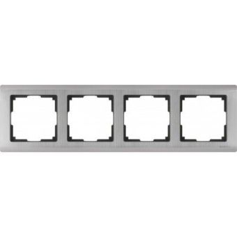 WERKEL METALLIC Рамка на 4 поста (глянцевый никель)